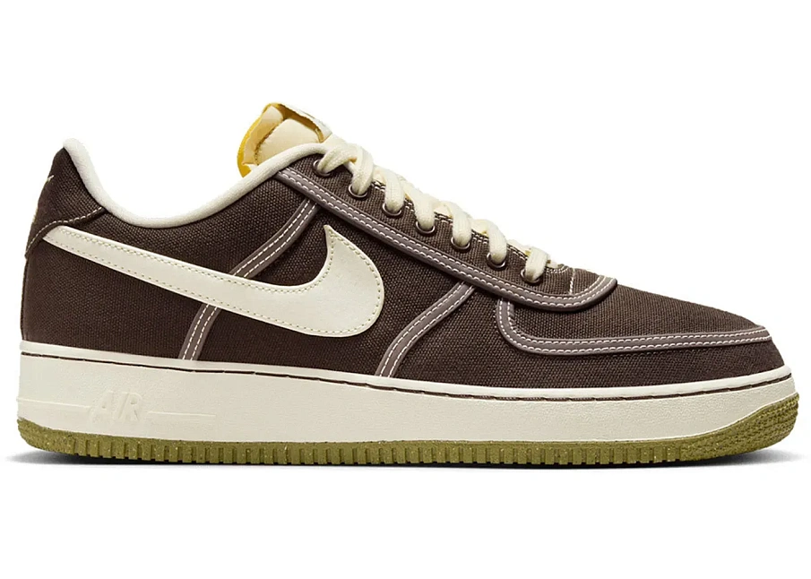 Фото № 1 с приближением к товару «‎Nike Air Force 1 Low '07 PRM Canvas Baroque Brown»