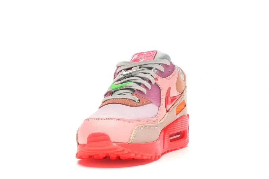 Фото № 4 с приближением к товару «‎Nike Air Max 90 PRM Platinum Crimson/Bright Purple »
