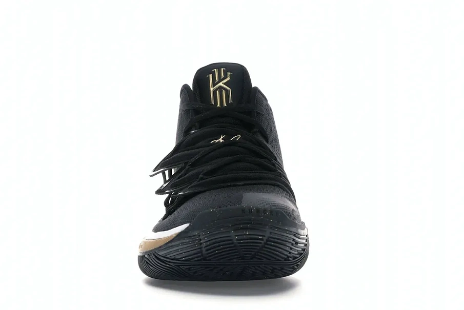 Фото № 2 с приближением к товару «‎Nike Kyrie 5 Black Metallic Gold»