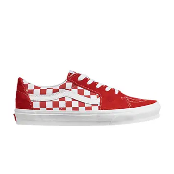 Vans Sk8-Low Checkerboard - Racing Red - 1