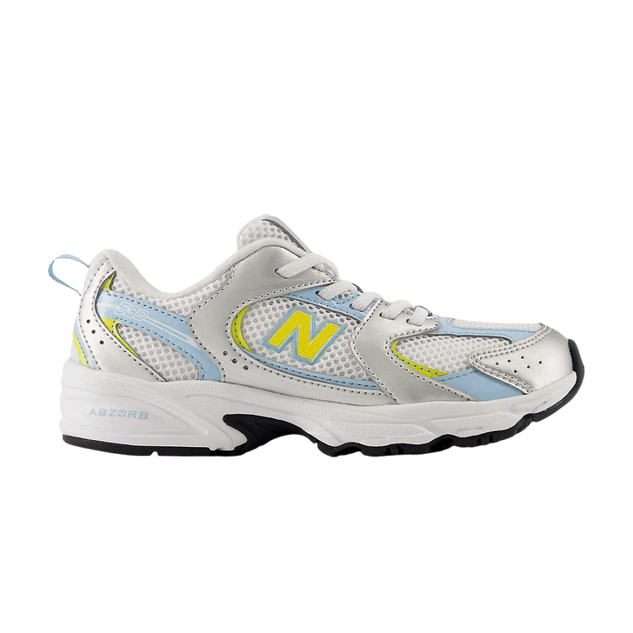 Фото № 1 с приближением к товару «‎New Balance 530 Bungee Lace Light Silver Metallic»