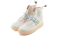Фото № 2 с приближением к товару «‎Nike Air Force 1 High Shell WhiteGreen»