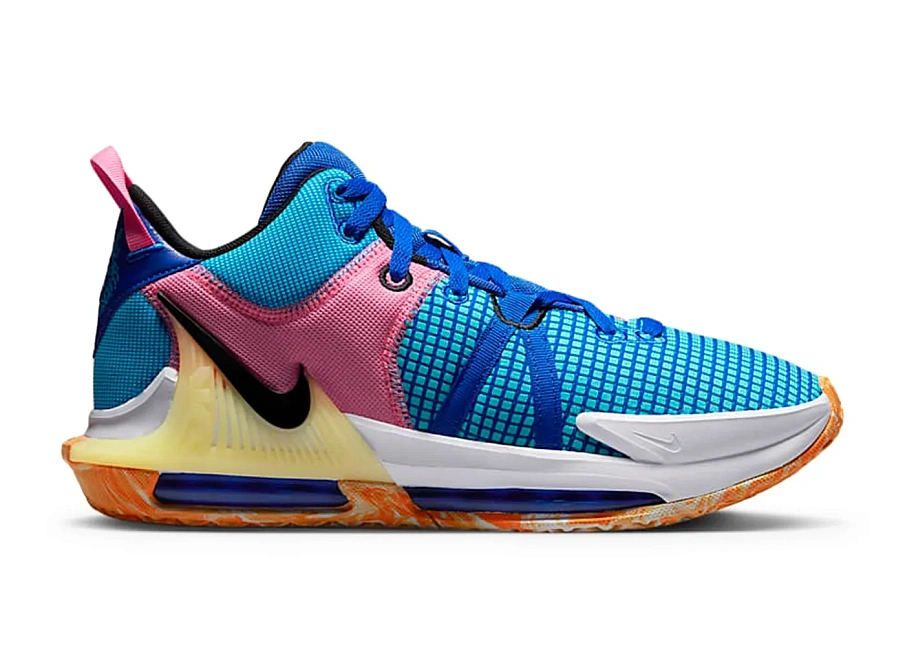 Фото № 1 с приближением к товару «‎Nike LeBron Witness 7 Hyper Royal Blue Lightning White Black»