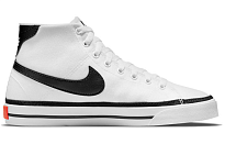 Фото № 2 с приближением к товару «‎Nike Wmns Court Legacy Canvas Mid Sneakers WhiteBlack»