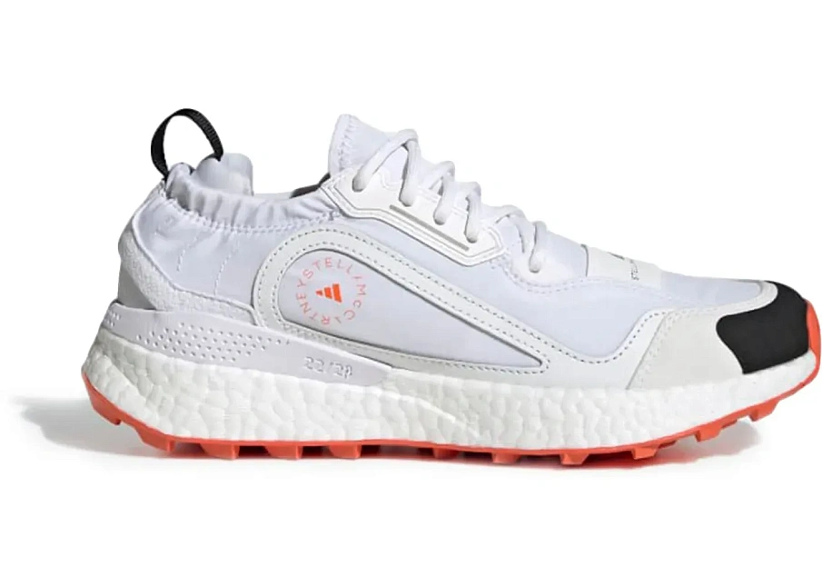 Фото № 1 с приближением к товару «‎adidas Outdoor Boost 2.0 Stella McCartney Cloud White Semi Impact Orange Core Black »