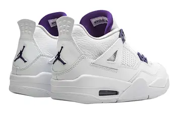 Air Jordan 4 Retro GS 'Purple Metallic' - 4