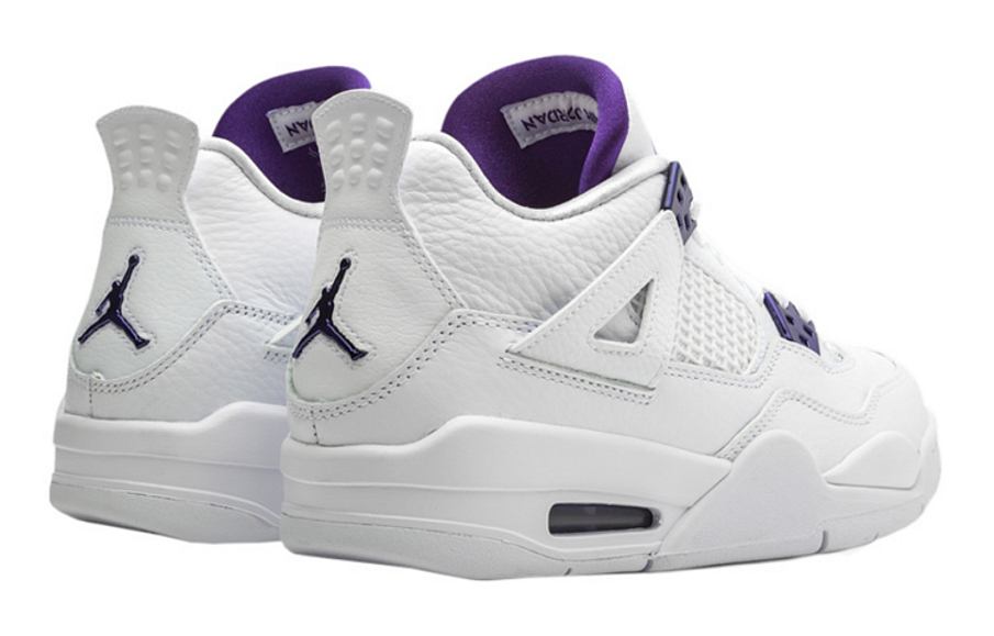 Фото № 3 с приближением к товару «‎Air Jordan 4 Retro GS 'Purple Metallic'»