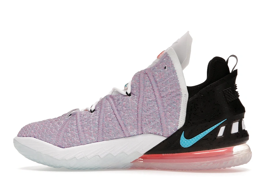 Фото № 5 с приближением к товару «‎Nike LeBron 18 Graffiti Blue Muti-Color»