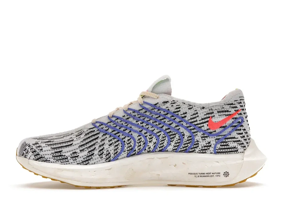 Фото № 3 с приближением к товару «‎Nike Pegasus Turbo Next Nature Pure Platinum Bright Crimson»