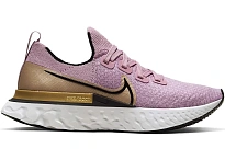 Фото № 1 с приближением к товару «‎Nike React Infinity Run Flyknit Plum Fog Metallic Gold »