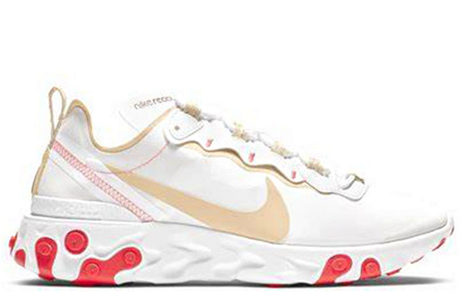Фото № 2 с приближением к товару «‎Nike Wmns React Element 55 'White Desert Ember'»