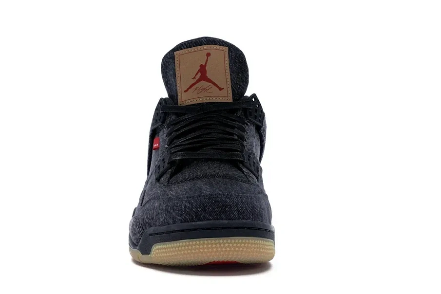 Фото № 2 с приближением к товару «‎Jordan 4 Retro Levis Black (Blank Tag)»