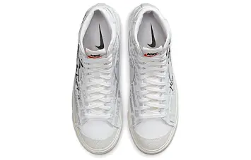 Comme des Garcons x Naomi Osaka x Nike Blazer Mid WhiteBlack - 5