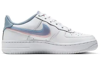 Nike Air Force 1 (GS) Double Swoosh WhiteBluePink - 2