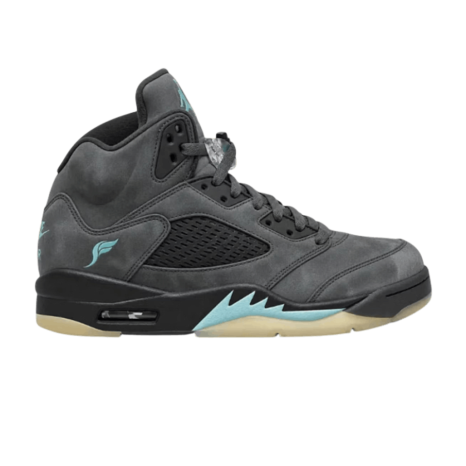 Фото № 1 с приближением к товару «‎Solefly x Air Jordan 5 Retro Black Aurora Green»