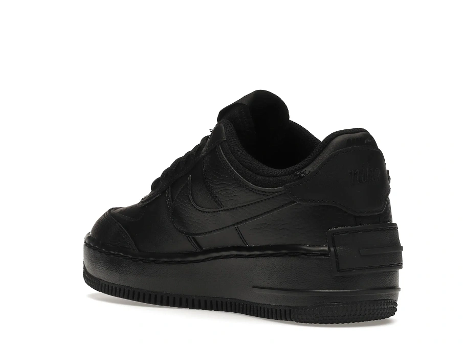 Фото № 6 с приближением к товару «‎Nike Air Force 1 Low Shadow Triple Black »