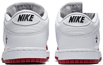 Фото № 4 с приближением к товару «‎Supreme x Nike SB Dunk Low Skate shoes whitered»
