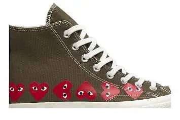Comme des Garçons Play x Converse Chuck 70 Hi Top Multi Heart - 3