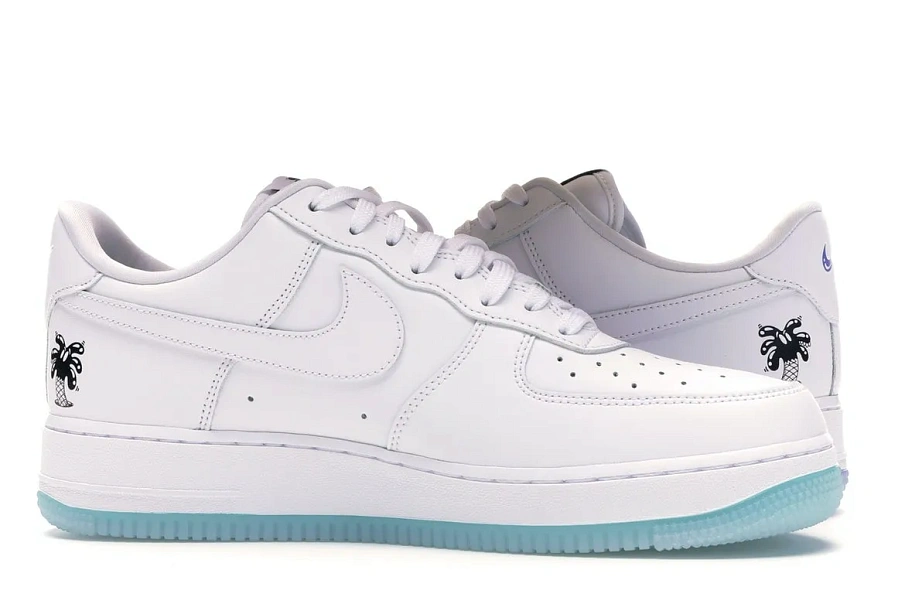 Фото № 5 с приближением к товару «‎Nike Air Force 1 Flyleather Steve Harrington Earth Day (2019)»