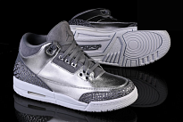 Фото № 3 с приближением к товару «‎Nike Air Jordan 3 Retro Prem HC Chrome »