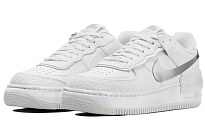 Фото № 3 с приближением к товару «‎Nike Air Force 1 Shadow Low-Top Sneakers WhiteSilver»