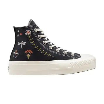 Converse Women's Chuck Taylor All Star Lift Platform High Enchanted Garden - 1