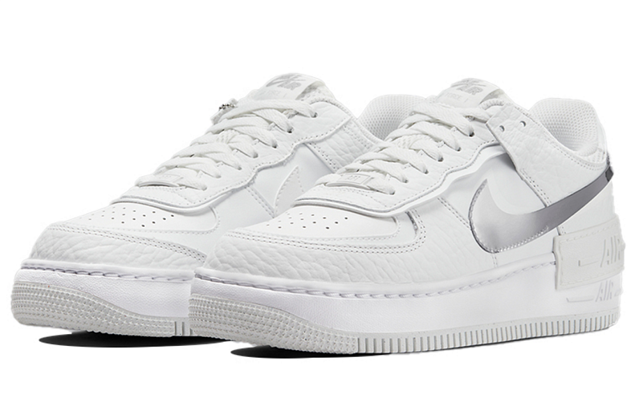 Фото № 3 с приближением к товару «‎Nike Air Force 1 Shadow Low-Top Sneakers WhiteSilver»