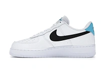 Фото № 6 с приближением к товару «‎Nike Air Force 1 Low Worldwide White Blue Fury Black»