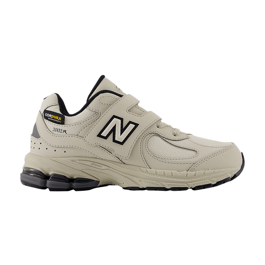 Фото № 1 с приближением к товару «‎New Balance 2002R Hook & Loop Little Kid Wide Cordura Pack - Timberwolf Black»