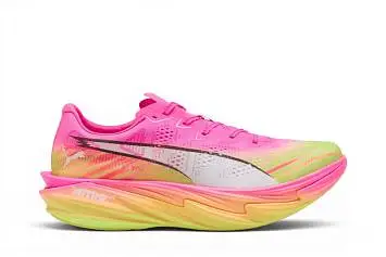 Puma Deviate Nitro Elite 4 Poison Pink Yellow Alert Bright Aqua - 2