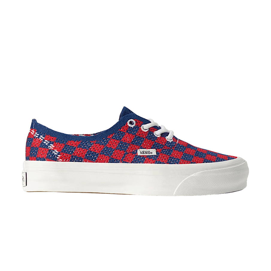 Фото № 1 с приближением к товару «‎Vans LX Authentic 44 EK Punk Check Red Blue»