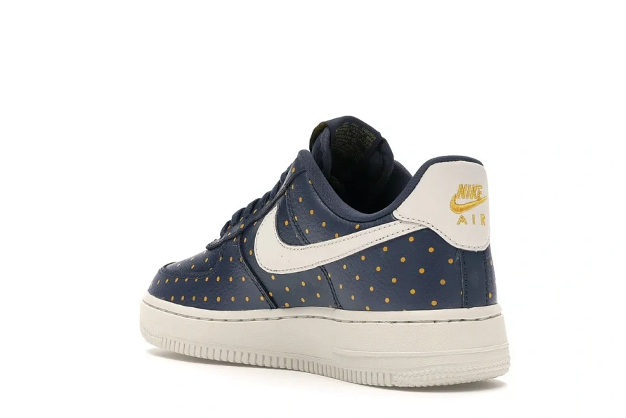 Фото № 6 с приближением к товару «‎Nike Air Force 1 Low Thunder Blue Yellow Ochre »