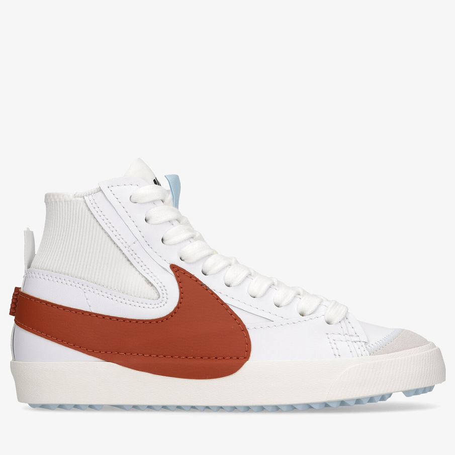 Фото № 1 с приближением к товару «‎Nike Blazer Mid '77 Jumbo Skate Shoes WhiteDark Russet-White-Sail»