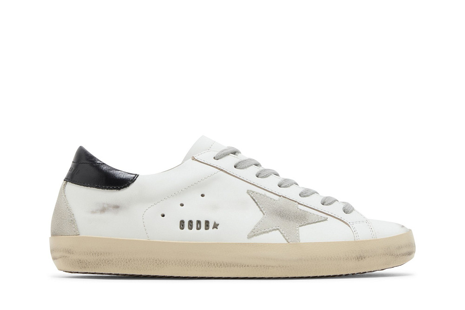 Фото № 2 с приближением к товару «‎Golden Goose Women's Superstar White Ice Black»