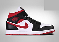 Фото № 1 с приближением к товару «‎Air Jordan 1 Mid "Metallic Red" WhiteBlackRed»