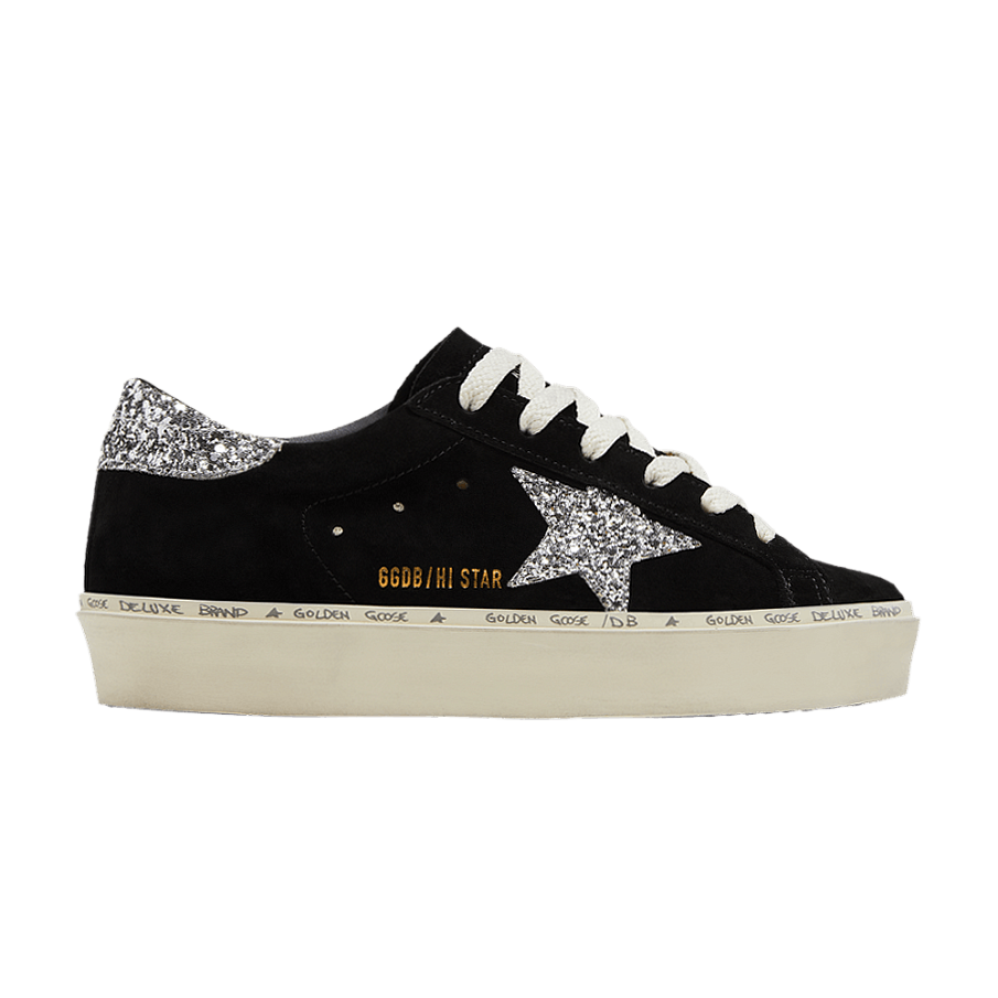 Фото № 1 с приближением к товару «‎Golden Goose Women's Hi Star Black Silver»