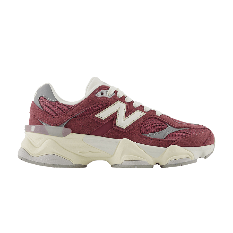 Фото № 1 с приближением к товару «‎New Balance 9060 Big Kid Washed Burgundy»