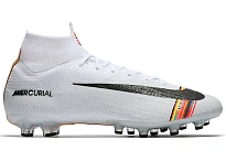 Фото № 1 с приближением к товару «‎Nike Mercurial Superfly 6 Elite AG Pro White Black»