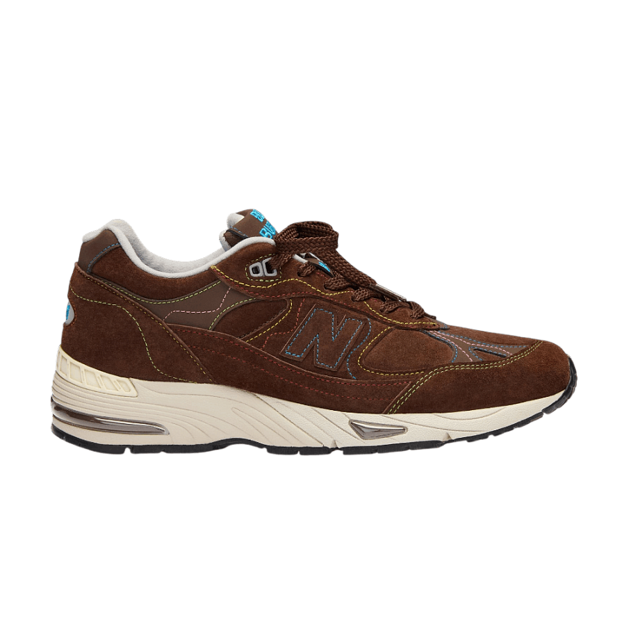 Фото № 1 с приближением к товару «‎Bleue Burnham x New Balance 991v1 Made In UK Brown Blue»