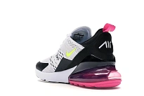 Фото № 5 с приближением к товару «‎Nike Air Max 270 White Black Laser Fuchsia Volt »