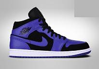 Фото № 1 с приближением к товару «‎Nike Air Jordan 1 Mid Black Dark Concord»