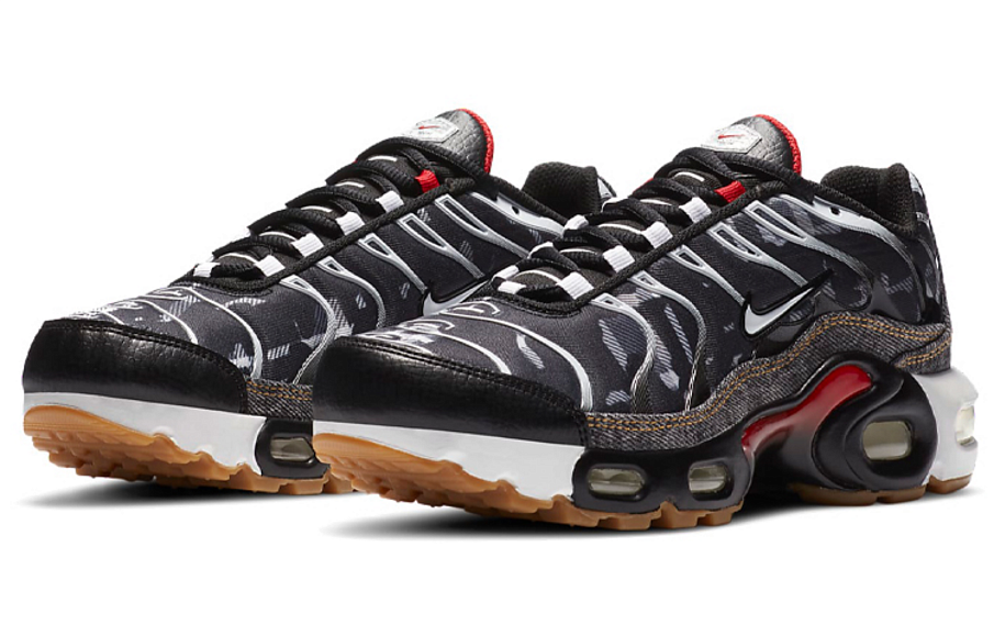 Фото № 3 с приближением к товару «‎Nike Air Max Plus (GS) BlackSilverRed»
