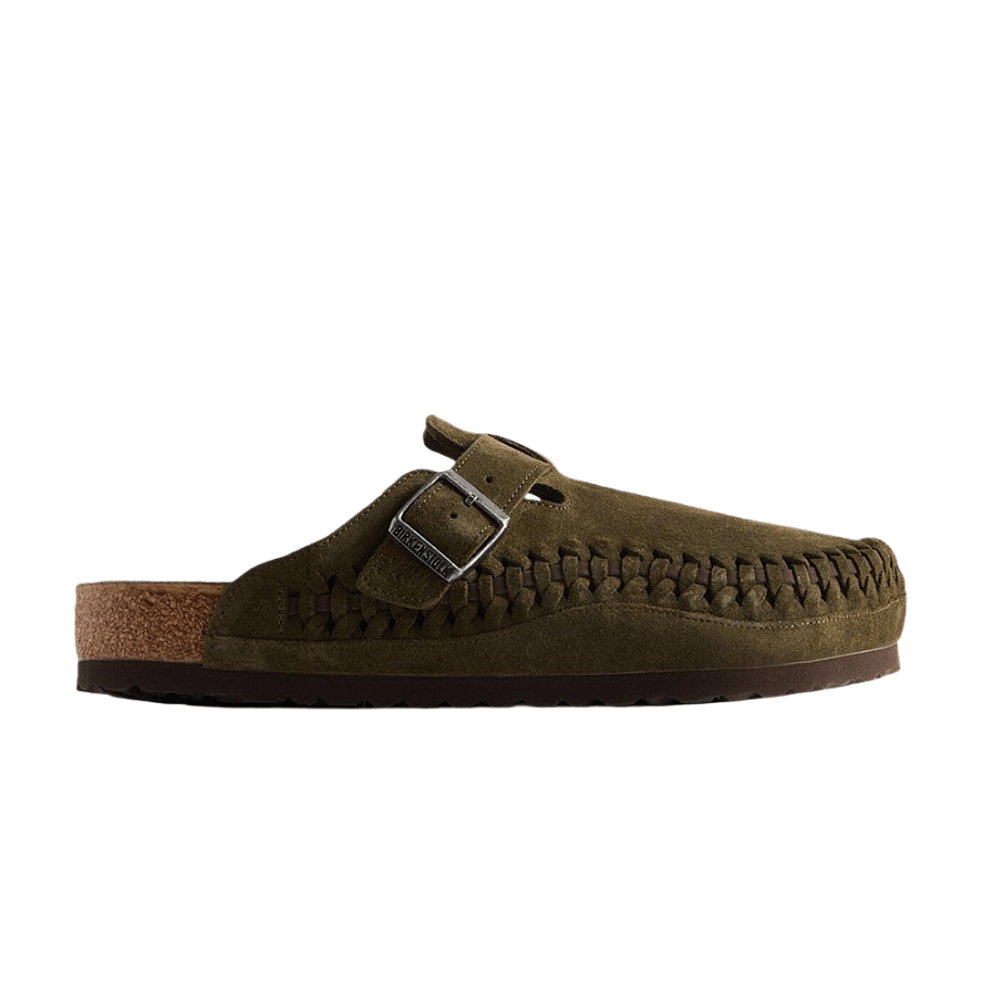 Фото № 1 с приближением к товару «‎Kith x Birkenstock Boston Braided Thyme»