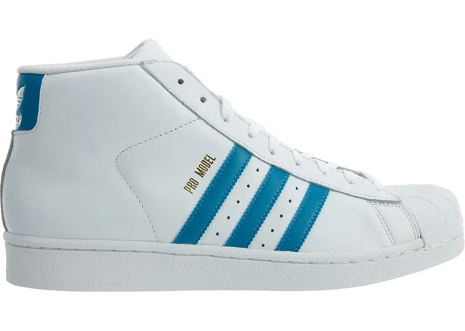 Фото № 1 с приближением к товару «‎adidas Pro Model White/Gold»