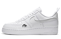 Фото № 1 с приближением к товару «‎Nike Air Force 1 Lv8 Utility 3M Skate Shoes White»