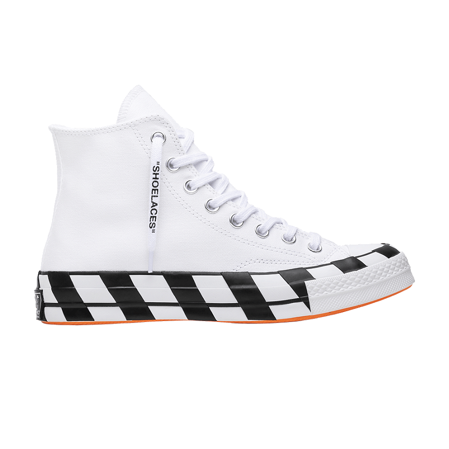 Фото № 1 с приближением к товару «‎Off-White x Converse Chuck 70 White»