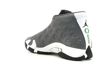 Jordan 14 Retro Oregon Ducks PE Grey - 6