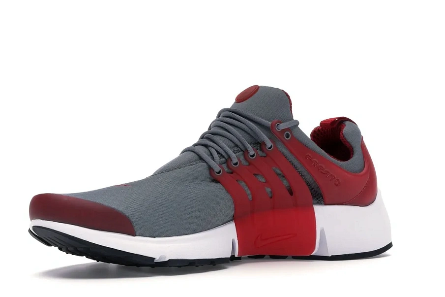 Фото № 3 с приближением к товару «‎Nike Air Presto Cool Grey Gym Red»