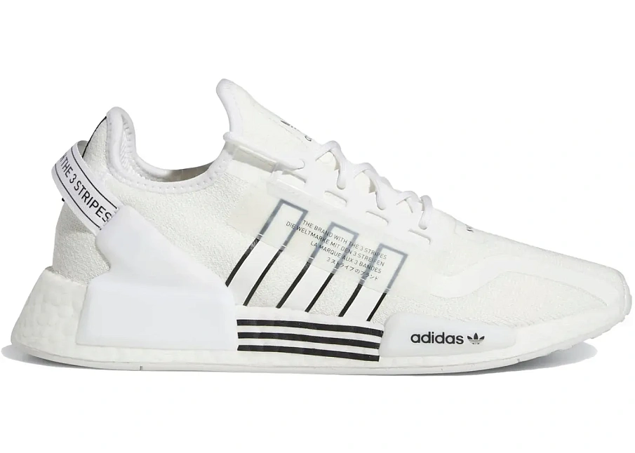 Фото № 1 с приближением к товару «‎adidas NMD R1 V2 White Black»