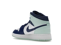 Фото № 3 с приближением к товару «‎Jordan 1 Mid Mystic Navy Mint Foam »